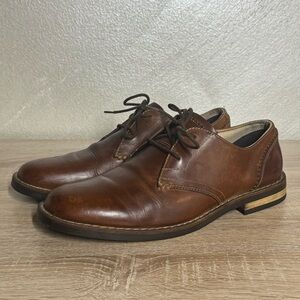 Original Penguin by Munsingwear Waylon Men’s 10 Oxford Brown Leather Dress Shoes